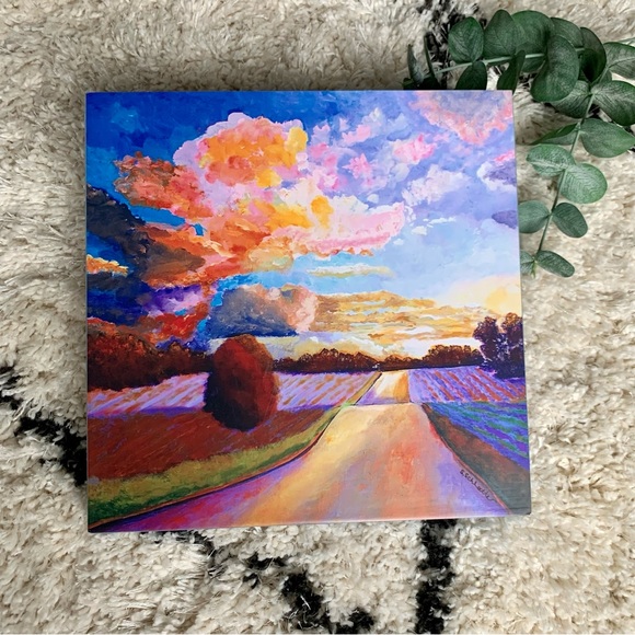 ❗️Sold❗️On the Michigan Wine Trail By Stephanie Schlatter • Woodblock Giclée - Picture 2 of 14